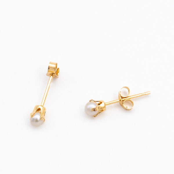 Baby Akoya Pearl Stud Earrings