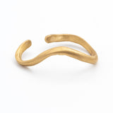Golden Wave Ear Cuff