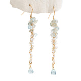 Bubble Aquamarine Medley Earrings