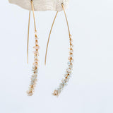 Aquamarine Super Sugar Stick Earrings