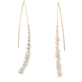 Aquamarine Super Sugar Stick Earrings