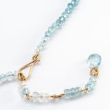 Aquamarine Shades Bead Necklace