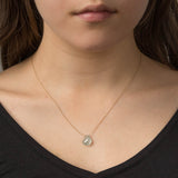 Aquamarine Single Stone Necklace