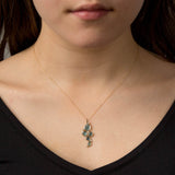 Slice cut Tourmaline Necklace