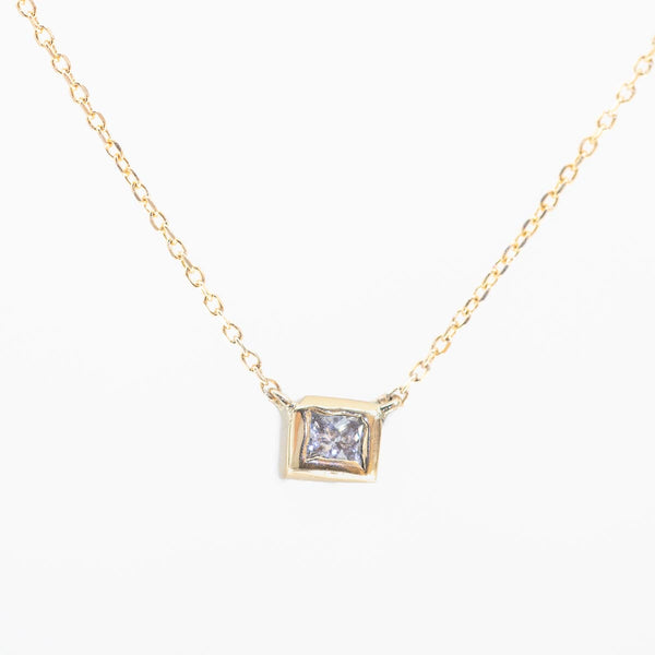 Princess in a Cube Diamond Necklace V5