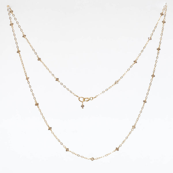 Champagne Diamond Necklace
