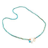 Turquoise beaded necklace