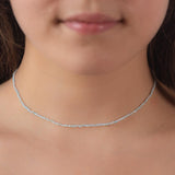 Larimar beaded necklace