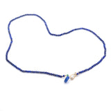 Lapis beaded necklace