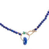 Lapis beaded necklace
