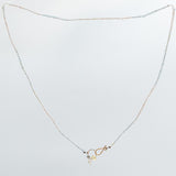 Aquamarine beaded necklace