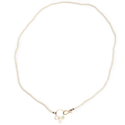 Pearl beaded necklace