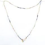 Rainbow beaded necklace