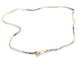 Rainbow beaded necklace