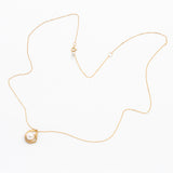 Akoya Pearl Mobius Pendant Necklace