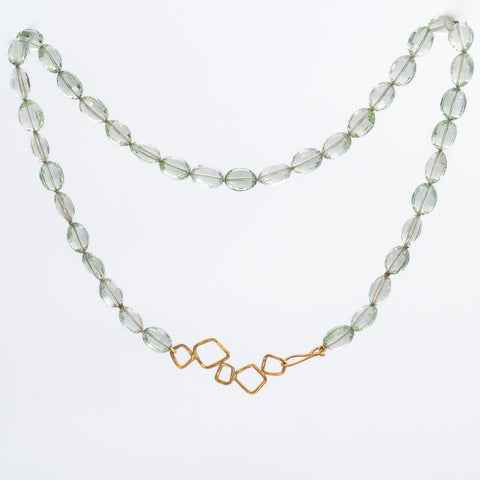 Klimt Green Amethyst Necklace
