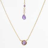 Amethyst Basket Necklace