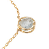 Aquamarine Basket Necklace