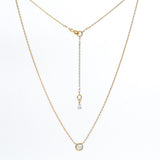 Aquamarine Basket Necklace