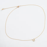 White Topaz Basket Necklace