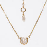 Pearl Basket Necklace