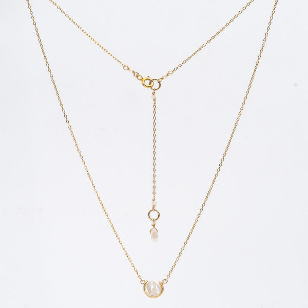 Pearl Basket Necklace