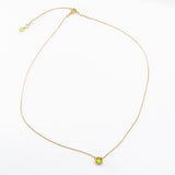 Peridot Basket Necklace