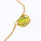 Peridot Basket Necklace