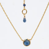 Sapphire Basket Necklace