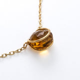 Citrine Basket Necklace