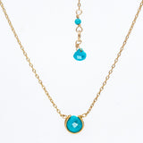 Turquoise Basket Necklace