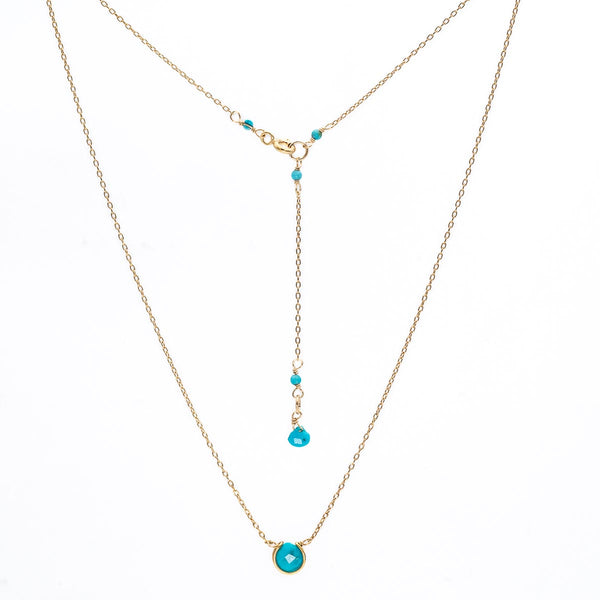 Turquoise Basket Necklace