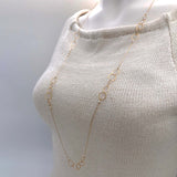 Go Rin "Five Rings" Fresh Water Pearl long necklace