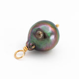 Tahitian baroque pearl pendant charm A