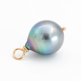 Tahitian baroque pearl pendant charm C