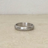 Wave of Diamonds Ring