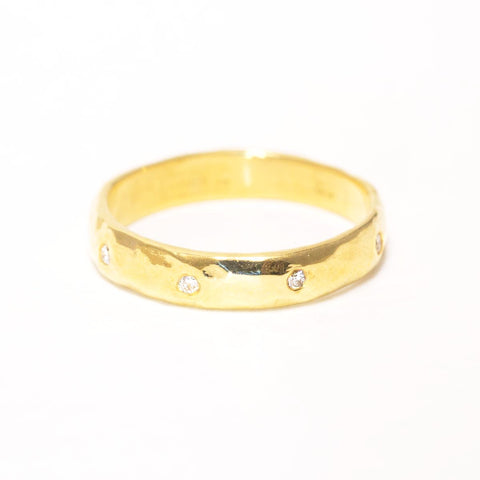 Octet Band of Diamonds Ring