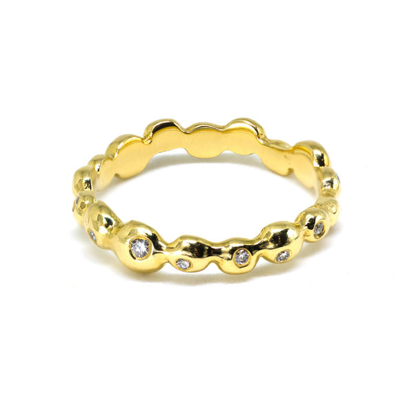 18k Bubble Ring