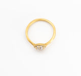 Diamond Hexagon Ring