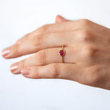Ruby Clarion Twist Ring