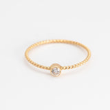 Simply Diamond Twist Ring