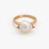 Baroque Pearl Roller Ring