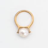 Baroque Pearl Roller Ring