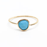 Turquoise Clarion Twist Ring