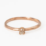 Antique Diamond Rose Gold Ring