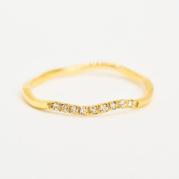 Wandering Path Yellow Gold Ring