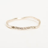 Wandering Path White Gold Ring