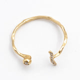 Point and Line Diamond Split Ring