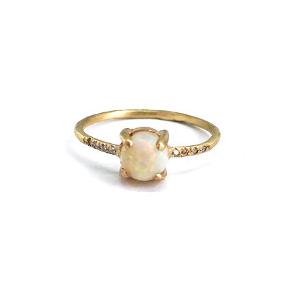 Australian Opal Sparkle Ring