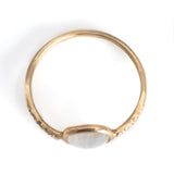 Rose-cut Moonstone Sparkle Ring